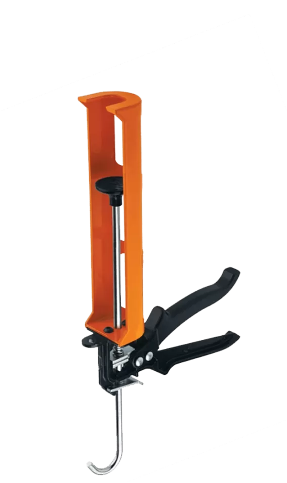 SILICONE / MASTIC GUN S496 ALUMINUM