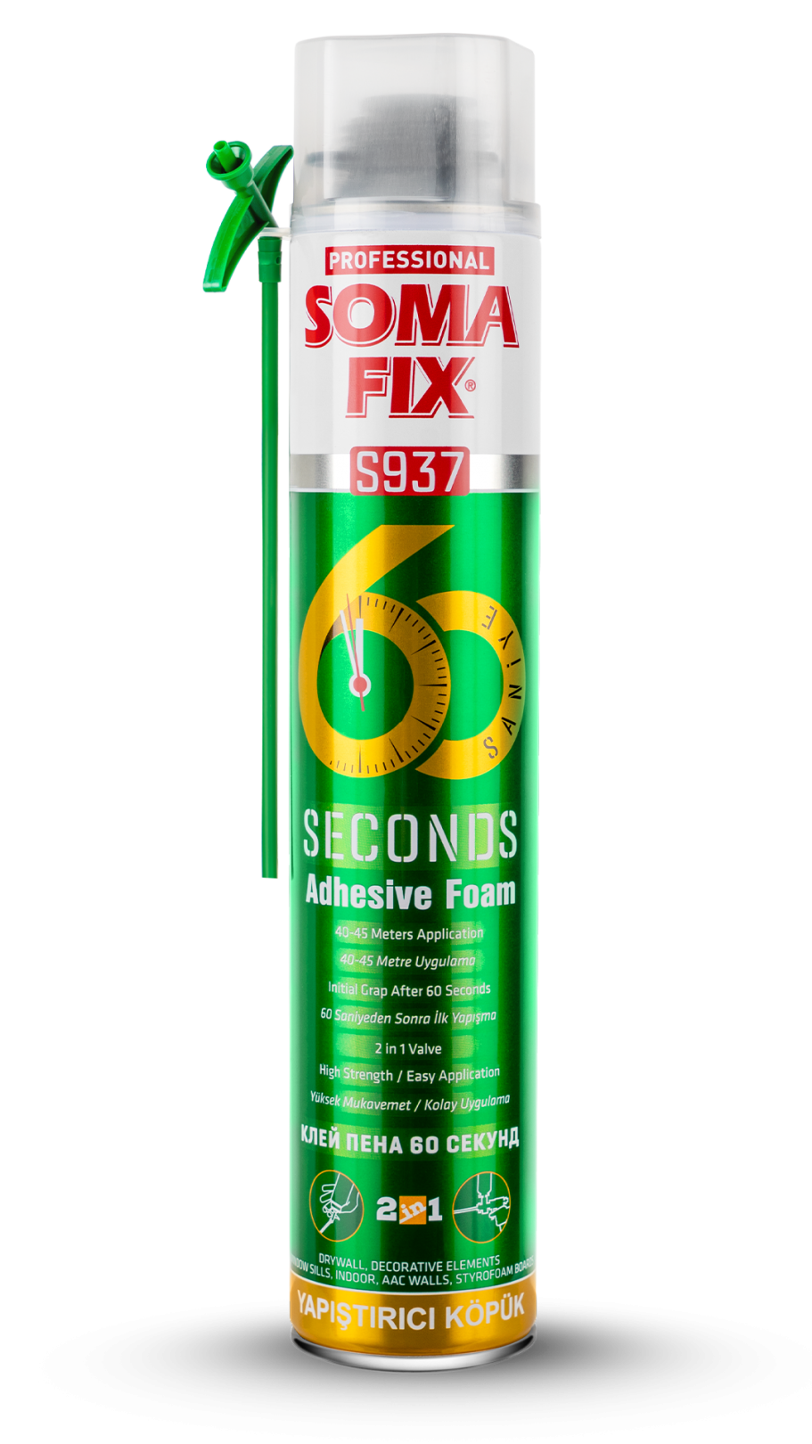 SOMAFIX 60 MÁSODPERCES 2az1-ben RAGASZTÓHAB S937