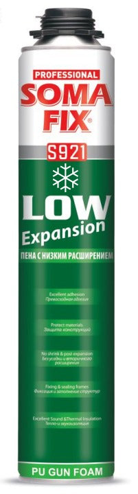 SOMAFIX LOW EXPANSION POLYURETHANE GUN FOAM (WINTER USE) S921W